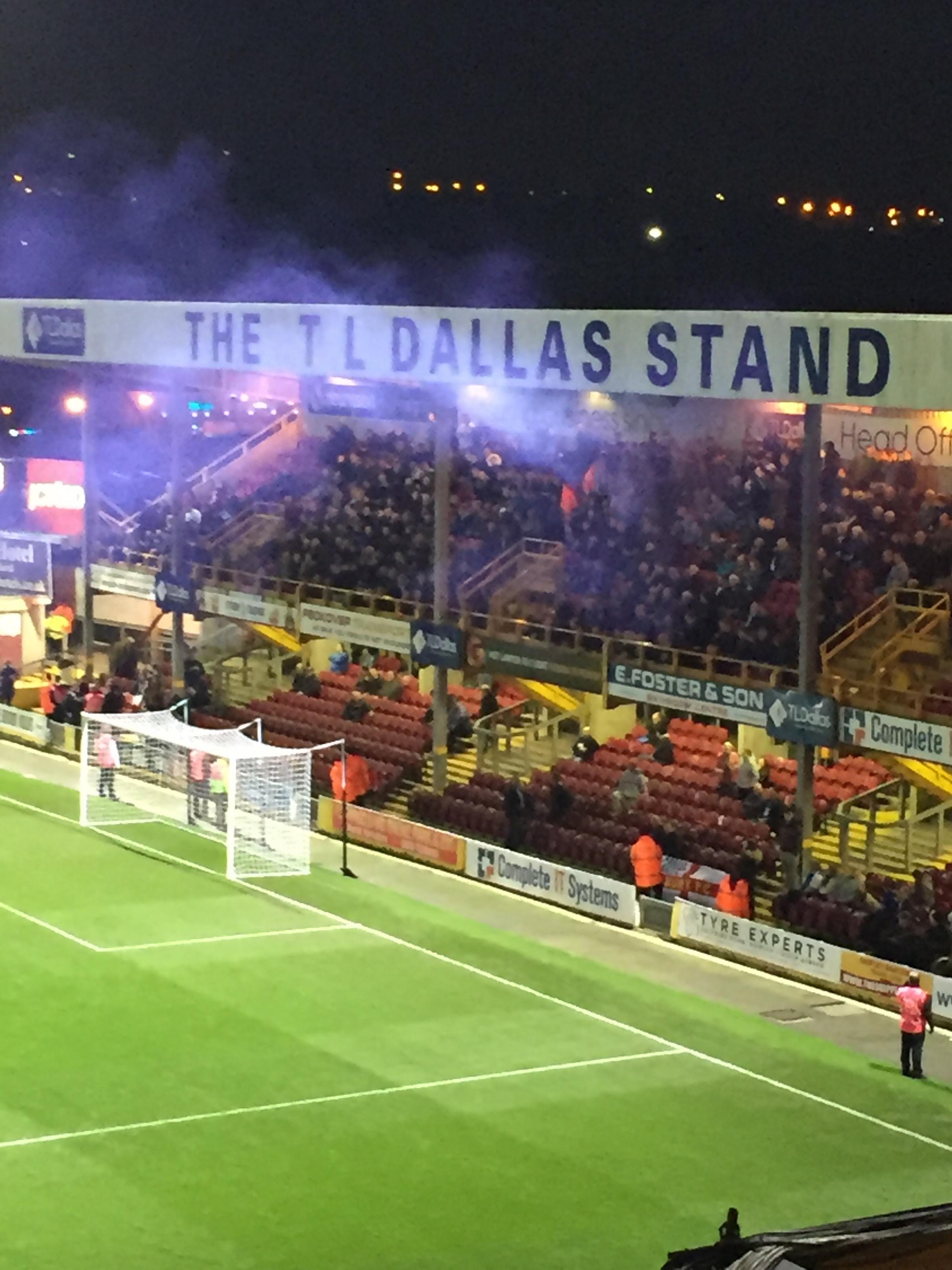 Bradford City Fans Board Warns Bury Football Club About Smoke Cannister And Fire Disaster Memories Bradford Telegraph And Argus